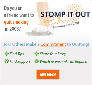Stomp It out - A Smoke Free 2008