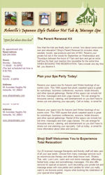 Massage Email Newsletter Template for Email Marketing