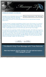 Massage Tips Email Newsletter Template for Email Marketing
