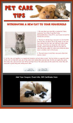 Pet Care Tips Email Newsletter Template for Email Marketing