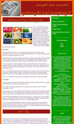 Health & Nutrition Email Newsletter Template for Email Marketing
