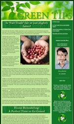 Green News Email Newsletter Template for Email Marketing