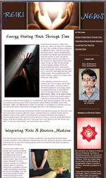 Reiki News Email Newsletter Template for Email Marketing