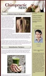 Chiropractic Email Newsletter Template for Email Marketing