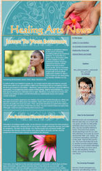 Healing Arts News Email Newsletter Template for Email Marketing