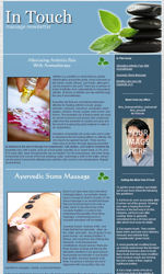 Massage News Email Newsletter Template for Email Marketing