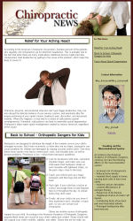 Chiropractic Email Newsletter Template for Email Marketing