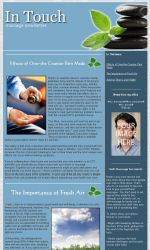 Massage Email Newsletter Template for Email Marketing