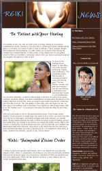 Reiki News Email Newsletter Template for Email Marketing