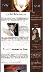 Reiki News Email Newsletter Template for Email Marketing