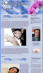 Hypnotherapy Email Newsletter Template for Email Marketing