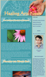 Healing Arts Email Newsletter Template for Email Marketing