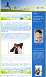 Coaching News Email Newsletter Template for Email Marketing