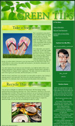 Green News Email Newsletter Template for Email Marketing