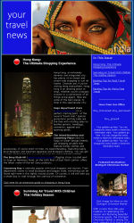 Travel News Email Newsletter Template for Email Marketing