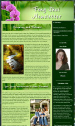 Feng Shui Email Newsletter Template for Email Marketing