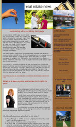 Real Estate News Email Newsletter Template for Email Marketing