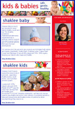 Focus on Shaklee<br />Kids & Babies Email Newsletter Template for Email Marketing