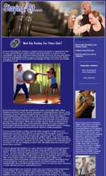 Staying Fit Email Newsletter Template for Email Marketing