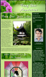 Feng Shui News Email Newsletter Template for Email Marketing