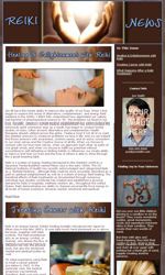 Reiki News Email Newsletter Template for Email Marketing