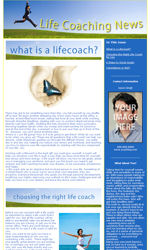 Life Coaching News Email Newsletter Template for Email Marketing