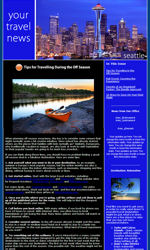 Travel News Email Newsletter Template for Email Marketing
