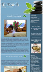 Massage Email Newsletter Template for Email Marketing