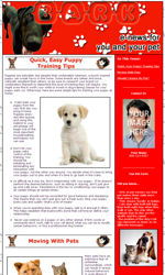 Pet Care News Email Newsletter Template for Email Marketing