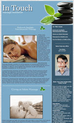 Massage Email Newsletter Template for Email Marketing