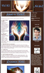 Reiki News Email Newsletter Template for Email Marketing