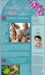 Healing Arts News Email Newsletter Template for Email Marketing