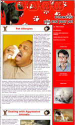 Pet Care News Email Newsletter Template for Email Marketing