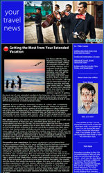 Travel News Email Newsletter Template for Email Marketing