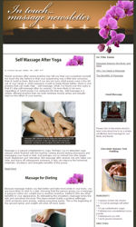 Massage News Email Newsletter Template for Email Marketing