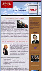 Real Estate News Email Newsletter Template for Email Marketing