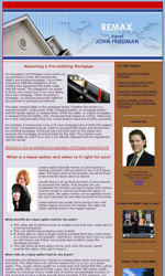 Real Estate News Email Newsletter Template for Email Marketing