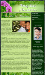 Feng Shui News Email Newsletter Template for Email Marketing