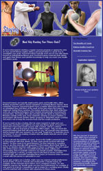 Staying Fit Email Newsletter Template for Email Marketing