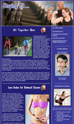 Staying Fit Email Newsletter Template for Email Marketing