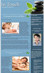 Massage News Email Newsletter Template for Email Marketing