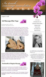 Massage News Email Newsletter Template for Email Marketing