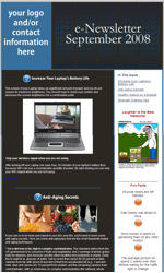 Lifestyle Email Newsletter Template for Email Marketing