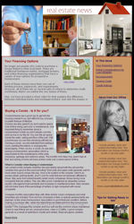 Real Estate News Email Newsletter Template for Email Marketing