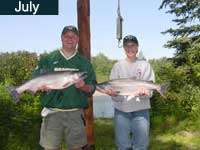 July Alaska Fishing