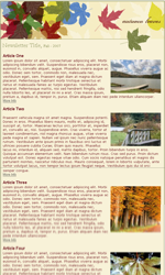 Seasonal Email Newsletter Template for Email Marketing