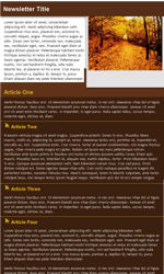Fall 2 Email Newsletter Template for Email Marketing