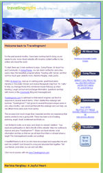 Travel Tips Email Newsletter Template for Email Marketing