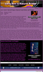 A/V Music Email Newsletter Template for Email Marketing