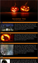 Halloween Email Newsletter Template for Email Marketing